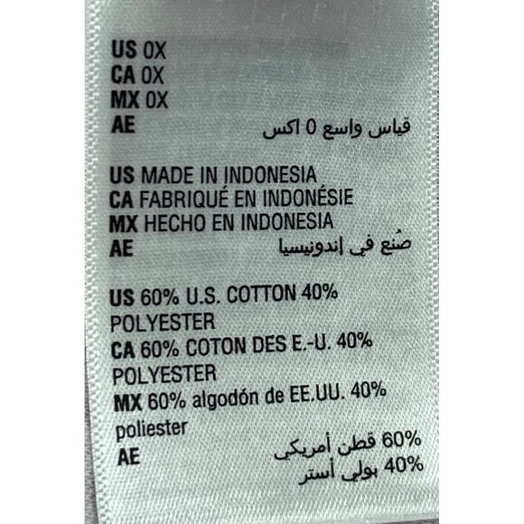 Style & Co Womens Floral Print Short Sleeve Tee OX Millie Pink Made In Indonesia - Picture 10 of 10